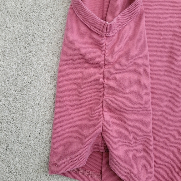 ✨SHEIN EZwear Solid Ruched Pink Tank Top✨ - Picture 3 of 5